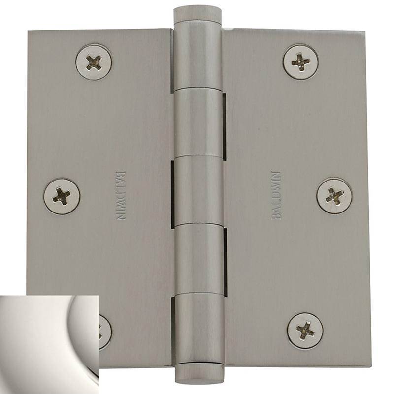 Baldwin - 1035 HINGE 3.5X3.5 - Polished Nickel