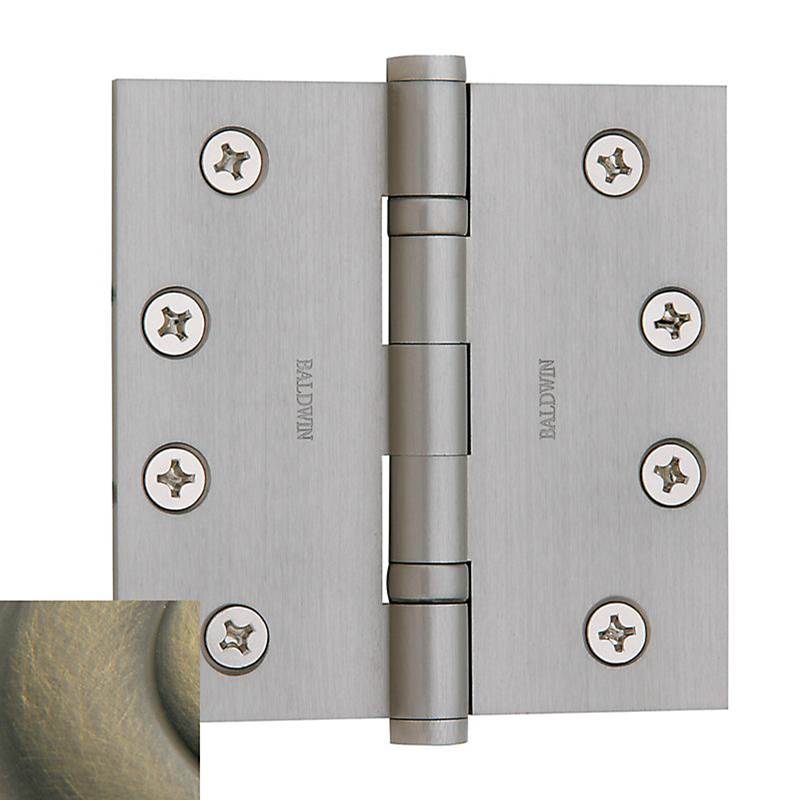 Baldwin - 1041 HINGE 4X4 NON-REM - Satin Brass and Black