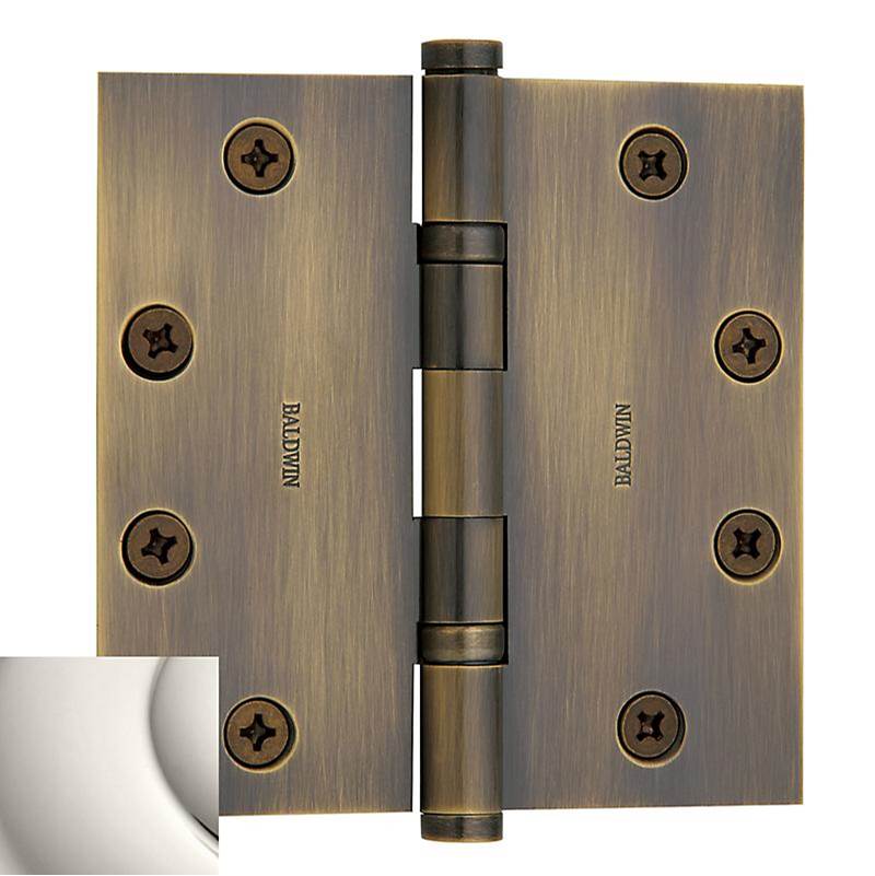 Baldwin - 1046 HNGE 4.5X4.5 - Polished Nickel