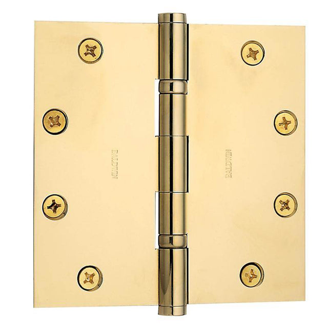 Baldwin - 1051 HINGE 5X5 NON-REM - Lifetime Polished Brass