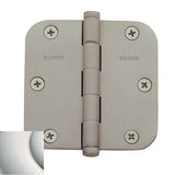 Baldwin - 1135 5/8 RAD CNR HINGE - Lifetime Polished Nickel