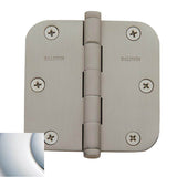 Baldwin - 1135 5/8 RAD CNR HINGE - Polished Chrome
