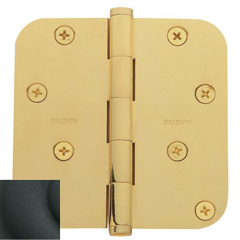 Baldwin - 1140 5/8'' Radius Corner Hinge - Satin Black