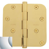 Baldwin - 1140 5/8'' Radius Corner Hinge - Polished Chrome