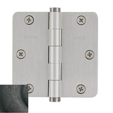 Baldwin - 1435 1/4 RAD CNR HINGE - Distressed Oil-Rubbed Bronze