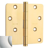 Baldwin - 1440 1/4 RAD CNR HINGE - Lifetime Polished Nickel