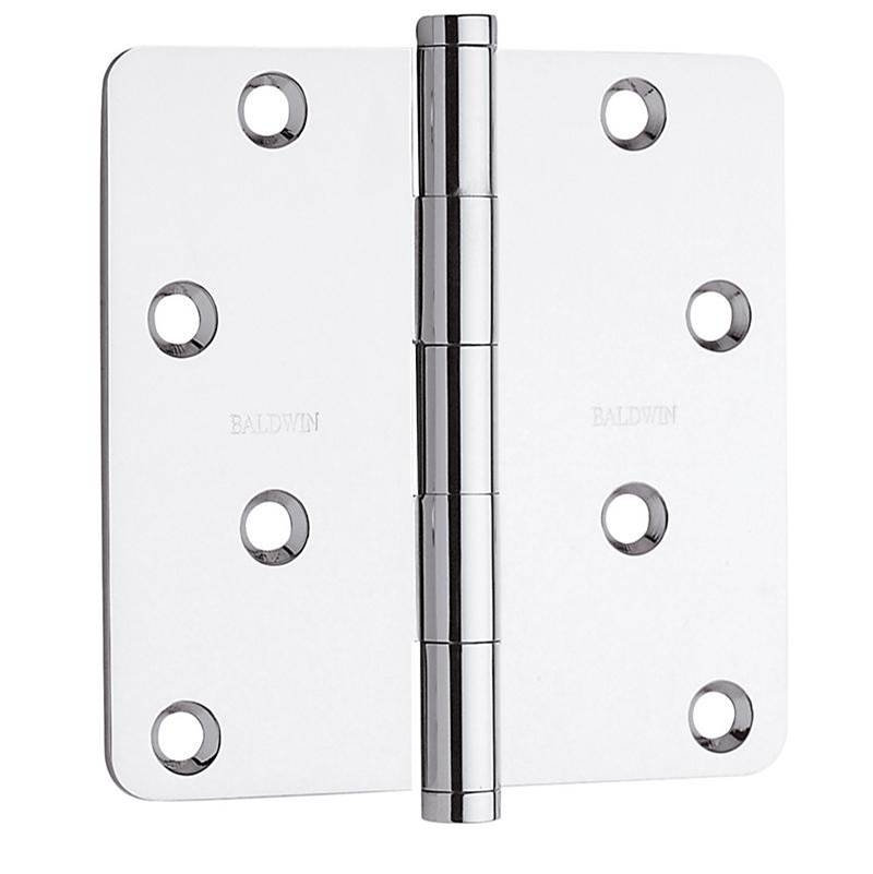 Baldwin - 1440 1/4 RAD CNR HINGE - Polished Chrome
