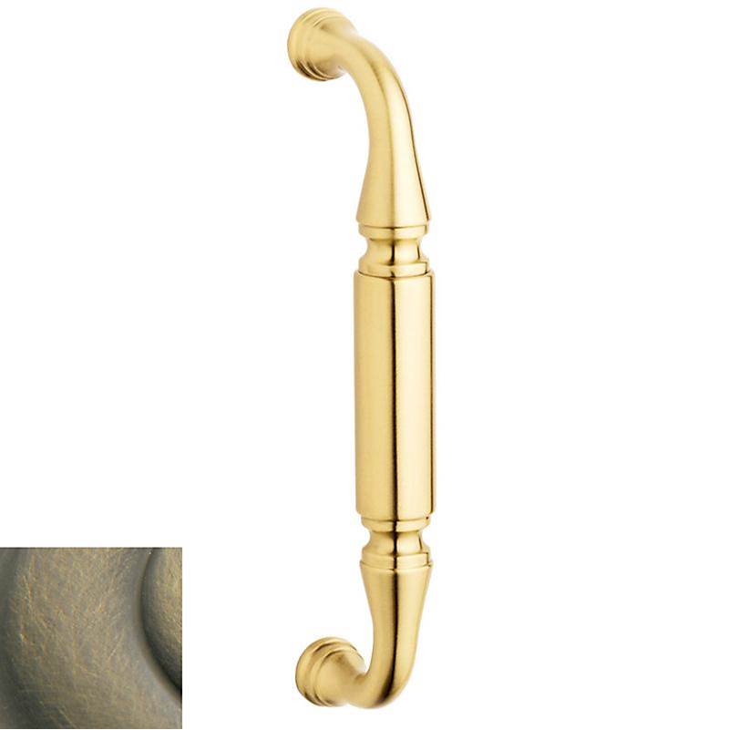 Baldwin - 2574 DOOR PULL 8 CTC 050 - Satin Brass and Black