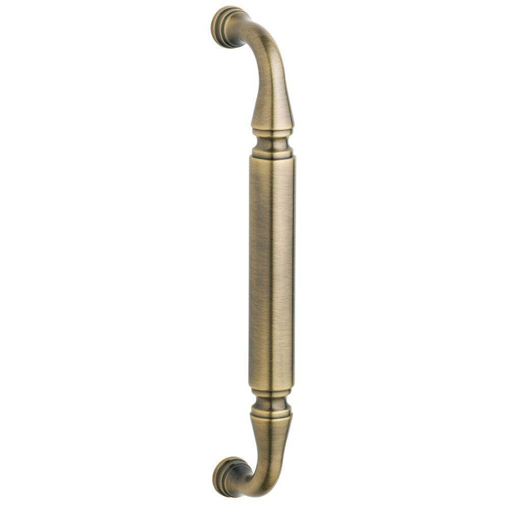 Baldwin - 2575 DOOR PULL 10 CTC - Satin Brass and Black