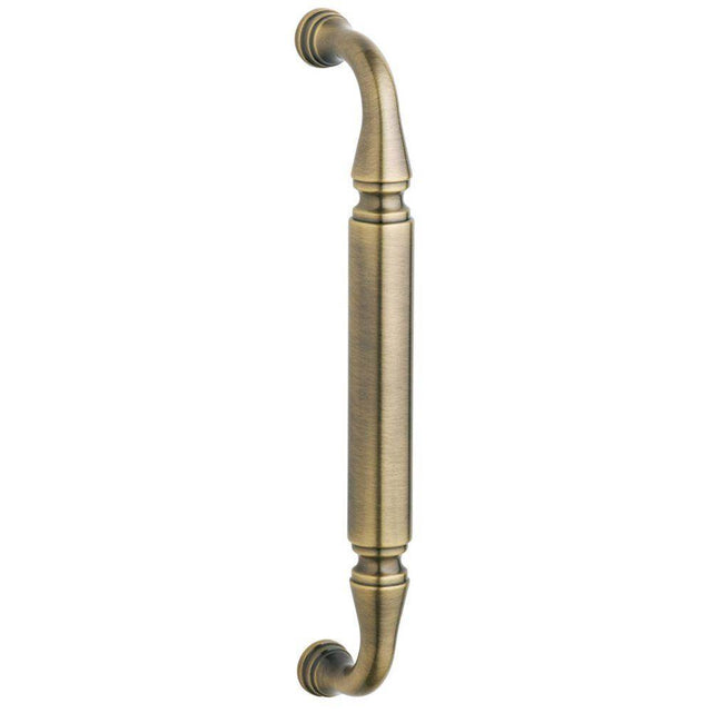 Baldwin - 2575 DOOR PULL 10 CTC - Satin Brass and Black