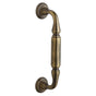 Baldwin - 2576 DOOR PULL 8 CTC - Satin Brass and Black