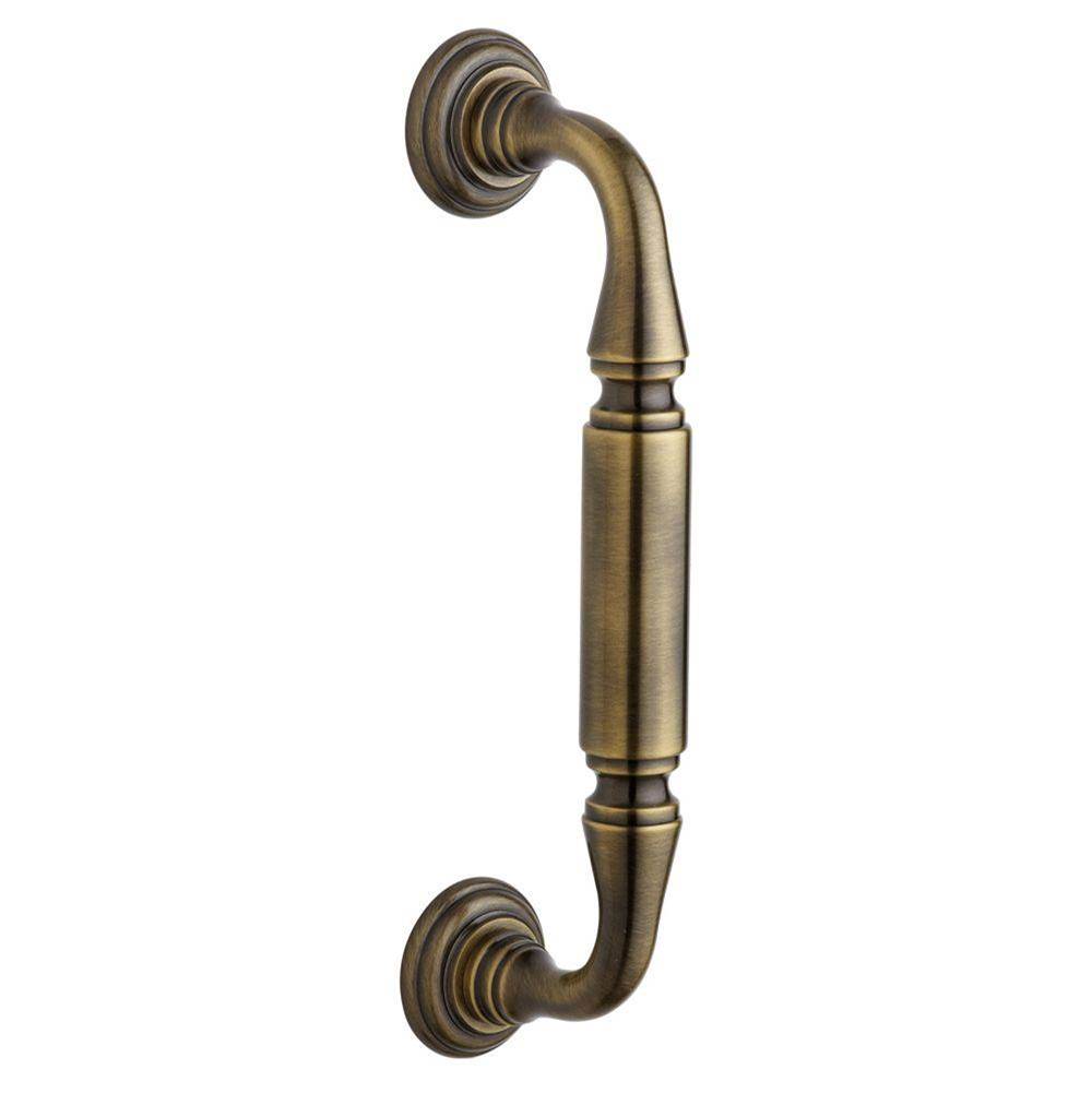 Baldwin - 2576 DOOR PULL 8 CTC - Satin Brass and Black