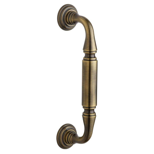 Baldwin - 2576 DOOR PULL 8 CTC - Satin Brass and Black