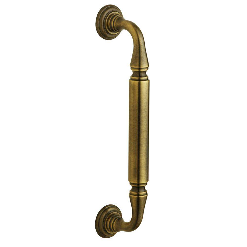 Baldwin - 2578 DOOR PULL 10 CTC - Satin Brass and Black