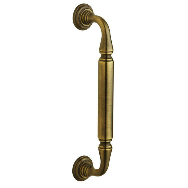 Baldwin - 2578 DOOR PULL 10 CTC - Satin Brass and Black
