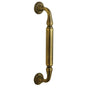 Baldwin - 2578 DOOR PULL 10 CTC - Satin Brass and Black