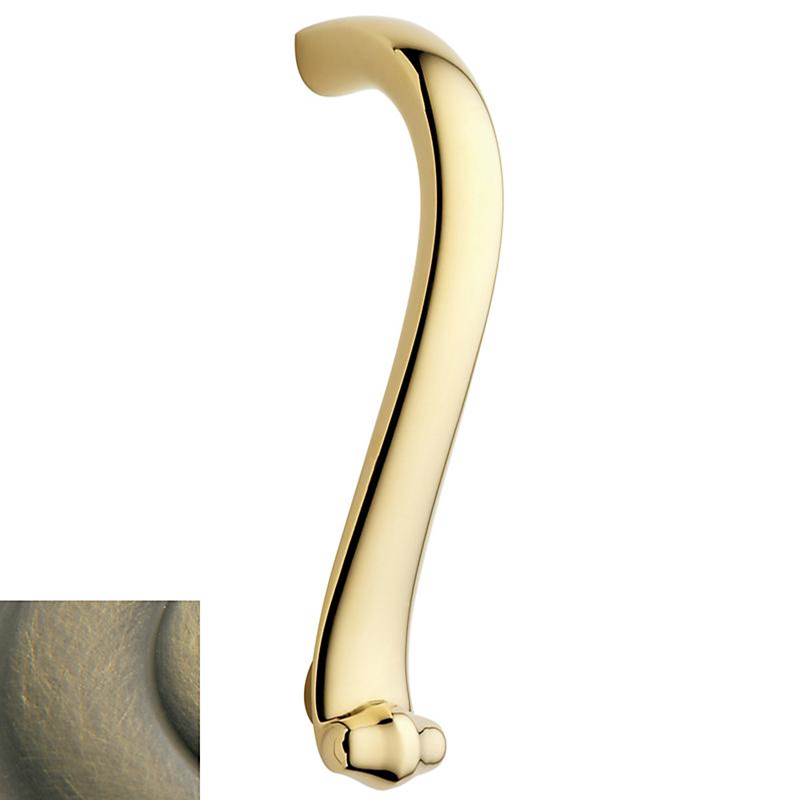 Baldwin - 2598 DOOR PULL 6 CTC 050 - Satin Brass and Black