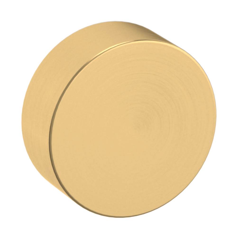 Baldwin - 4404 CONTEMPORARY Knob 1.25IN - Liefetime Satin Brass