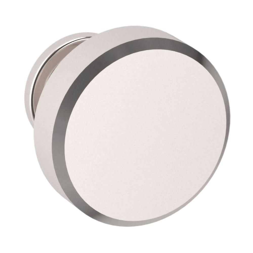 Baldwin - 4410 Bevel Knob 1.25IN - Polished Nickel,Lifetime Finish