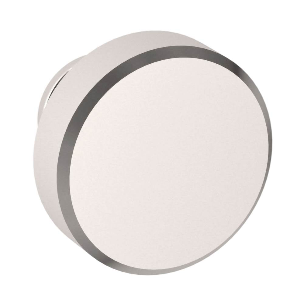 Baldwin - 4411 Bevel Knob 1.5IN - Polished Nickel,Lifetime Finish