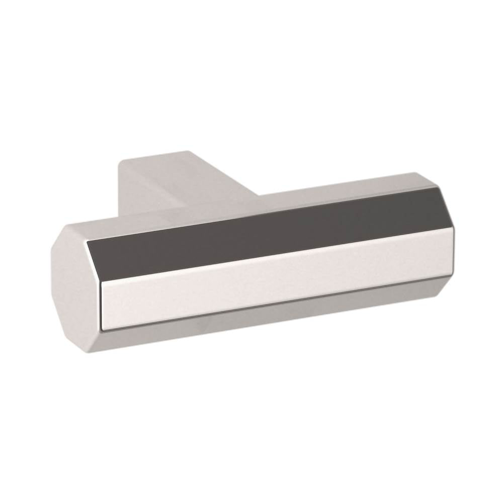 Baldwin - 4416 Octagonal Knob 1.5IN - Polished Nickel,Lifetime Finish