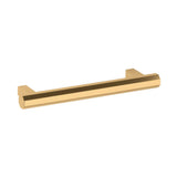 Baldwin - 4417 Octagonal Pull 4IN - Non Lacquered Brass