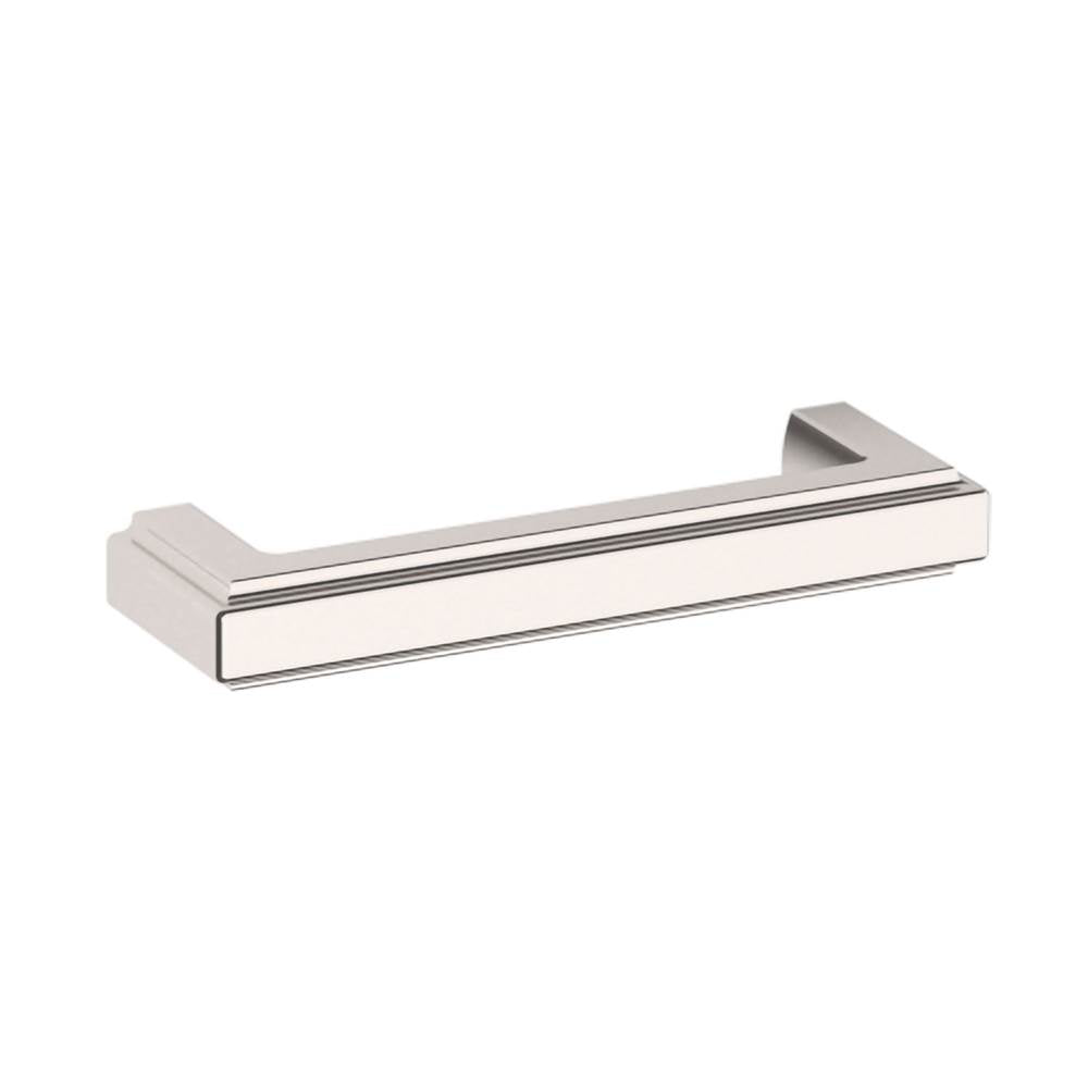 Baldwin - 4426 Raised Pull 4IN - Polished Nickel,Lifetime Finish