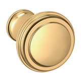 Baldwin - 4454 SEVERIN FAYERMAN C KNOB 1IN - Non Lacquered Brass