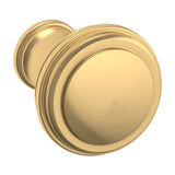 Baldwin - 4454 SEVERIN FAYERMAN C KNOB 1IN - Liefetime Satin Brass