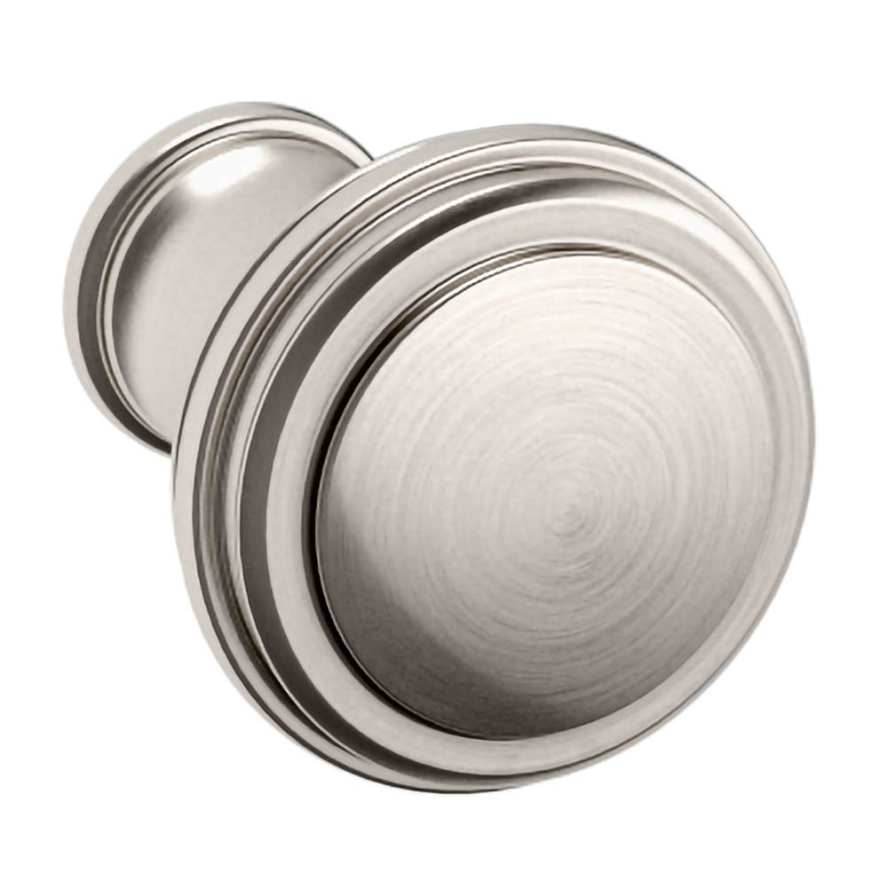 Baldwin - 4454 SEVERIN FAYERMAN C KNOB 1IN - Satin Nickel