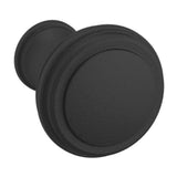 Baldwin - 4454 SEVERIN FAYERMAN C KNOB 1IN - Satin Black