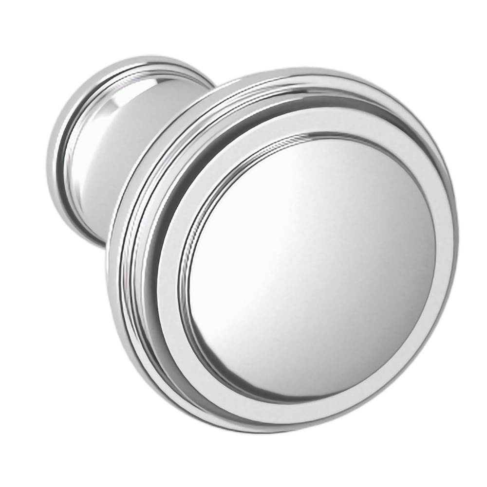 Baldwin - 4454 SEVERIN FAYERMAN C KNOB 1IN - Polished Chrome