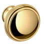 Baldwin - 4456 SEVERIN FAYERMAN C KNOB 1.25IN - Non Lacquered Brass