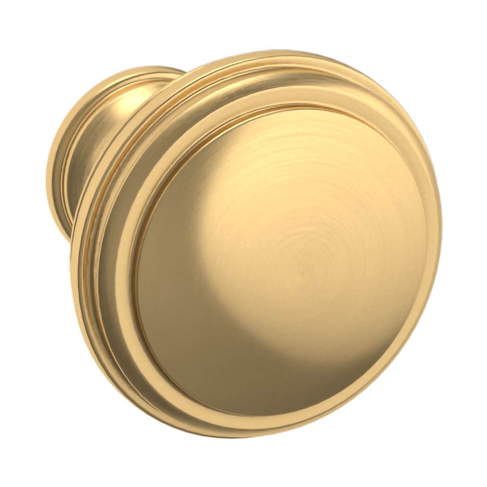 Baldwin - 4456 SEVERIN FAYERMAN C KNOB 1.25IN - Liefetime Satin Brass