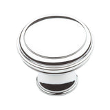 Baldwin - 4456 SEVERIN FAYERMAN C KNOB 1.25IN - Polished Chrome