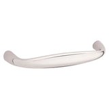 Baldwin - 4480 OVAL PULL 4IN CTC 055 - Polished Nickel,Lifetime Finish