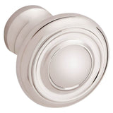Baldwin - 4490 DOMINION KNOB 1IN - Polished Nickel,Lifetime Finish