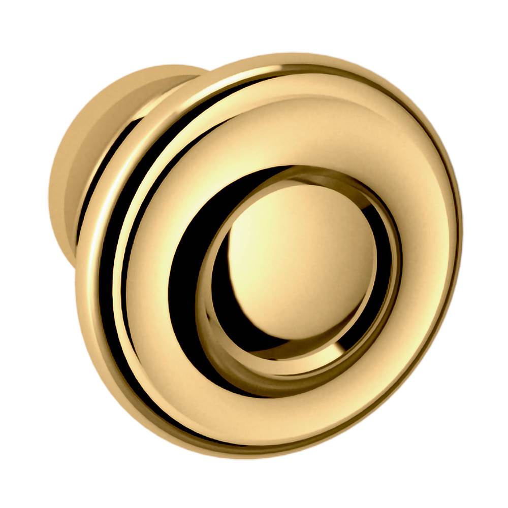 Baldwin - 4491 DOMINION KNOB 1.25IN - Non Lacquered Brass