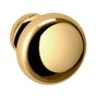 Baldwin - 4704 CLASSIC KNOB 1IN - Non Lacquered Brass