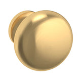 Baldwin - 4704 CLASSIC KNOB 1IN - Liefetime Satin Brass