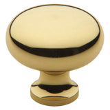 Baldwin - 4706 CLASSIC KNOB 1.25IN - Non Lacquered Brass