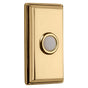 Baldwin - 4860 RECTANGULAR BELL BUTTON 003 - Lifetime Polished Brass