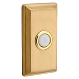 Baldwin - 4860 RECTANGULAR BELL BUTTON 033 - Vintage Brass