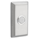 Baldwin - 4860 RECTANGULAR BELL BUTTON 055 - Polished Nickel,Lifetime Finish
