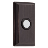 Baldwin - 4860 RECTANGULAR BELL BUTTON 112 - Venetian Bronze