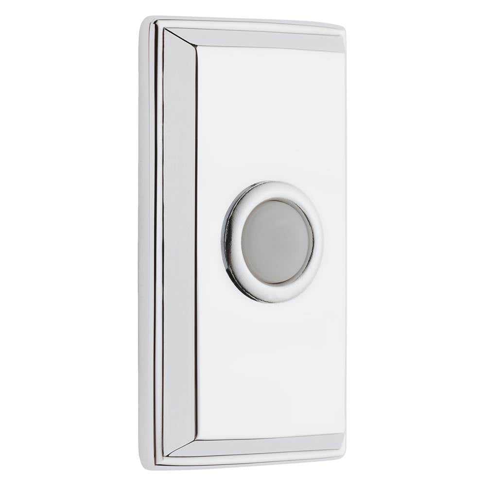 Baldwin - 4860 RECTANGULAR BELL BUTTON 260 - Polished Chrome