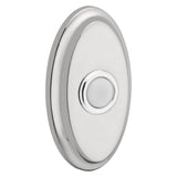 Baldwin - 4861 OVAL BELL BUTTON 055 - Polished Nickel,Lifetime Finish