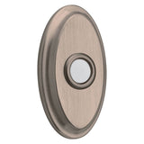 Baldwin - 4861 OVAL BELL BUTTON 402 - Distressed Oil Rubbed Bronze