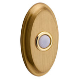 Baldwin - 4861 OVAL BELL BUTTON 060 - Satin Brass,Brown