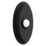 Baldwin - 4861 OVAL BELL BUTTON 190 - Satin Black
